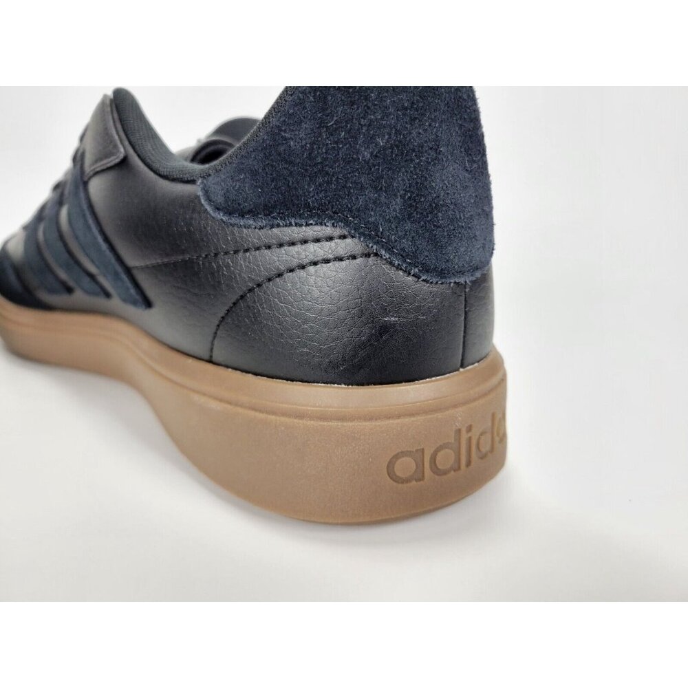 Adidas Courtblock Athletic Shoes Sneakers Mens Size 13 Black Gum Brown ID9077 - Picture 6 of 11